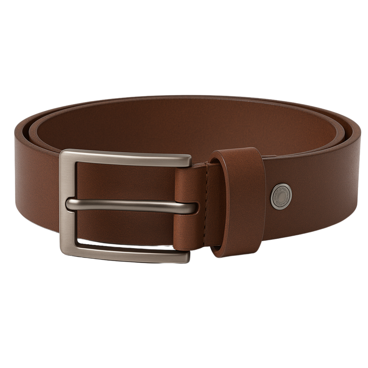 Classic Brown Leather Belt for Men – Genuine Leather by Marten Craft
