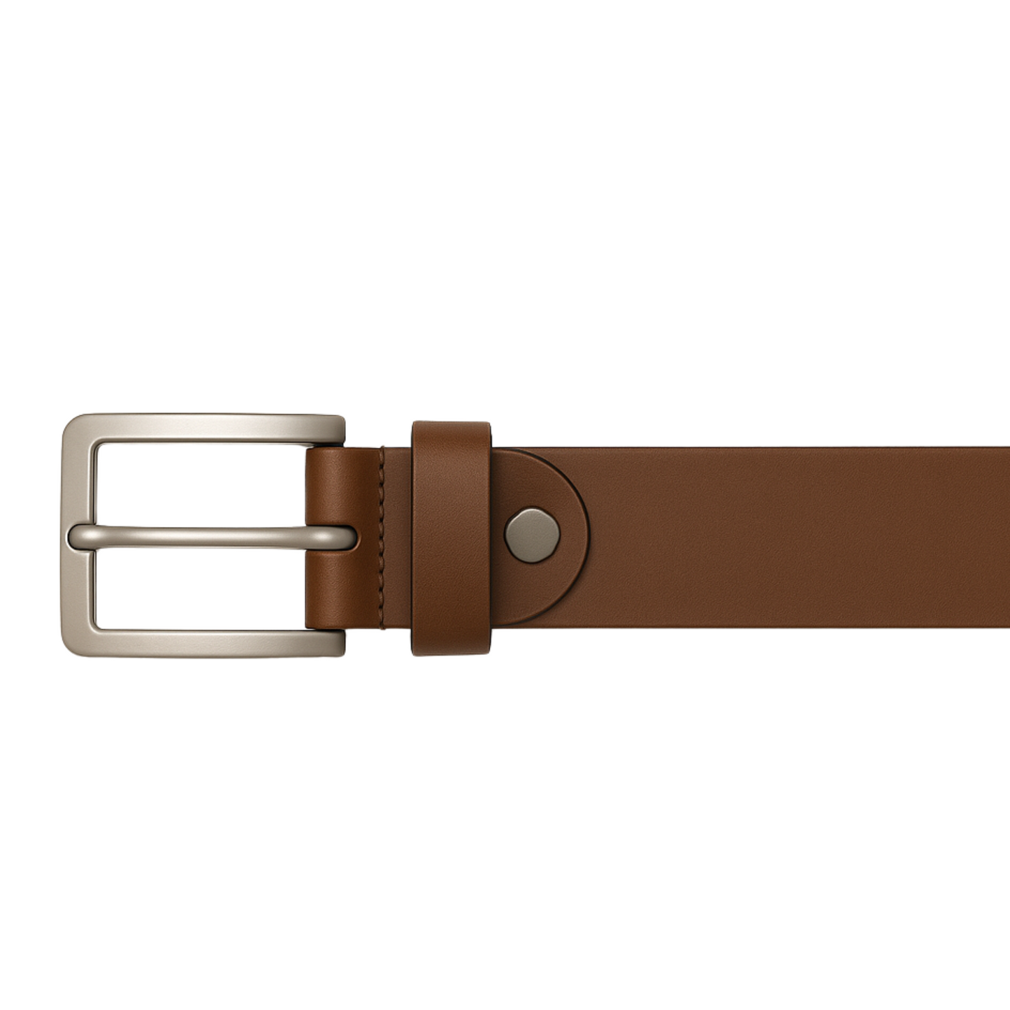 Classic Brown Leather Belt for Men – Genuine Leather by Marten Craft