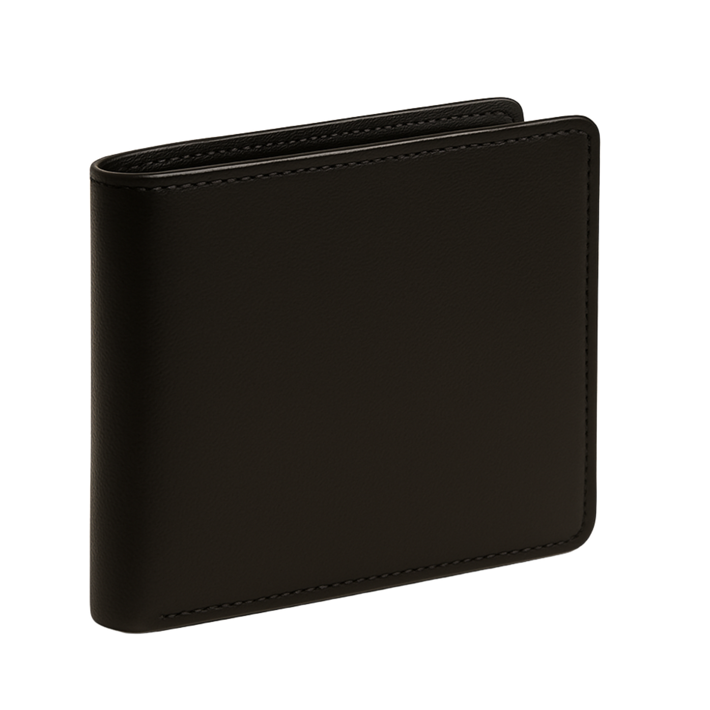 Black Genuine Leather Wallet for Men – Slim Bifold by Marten Craft