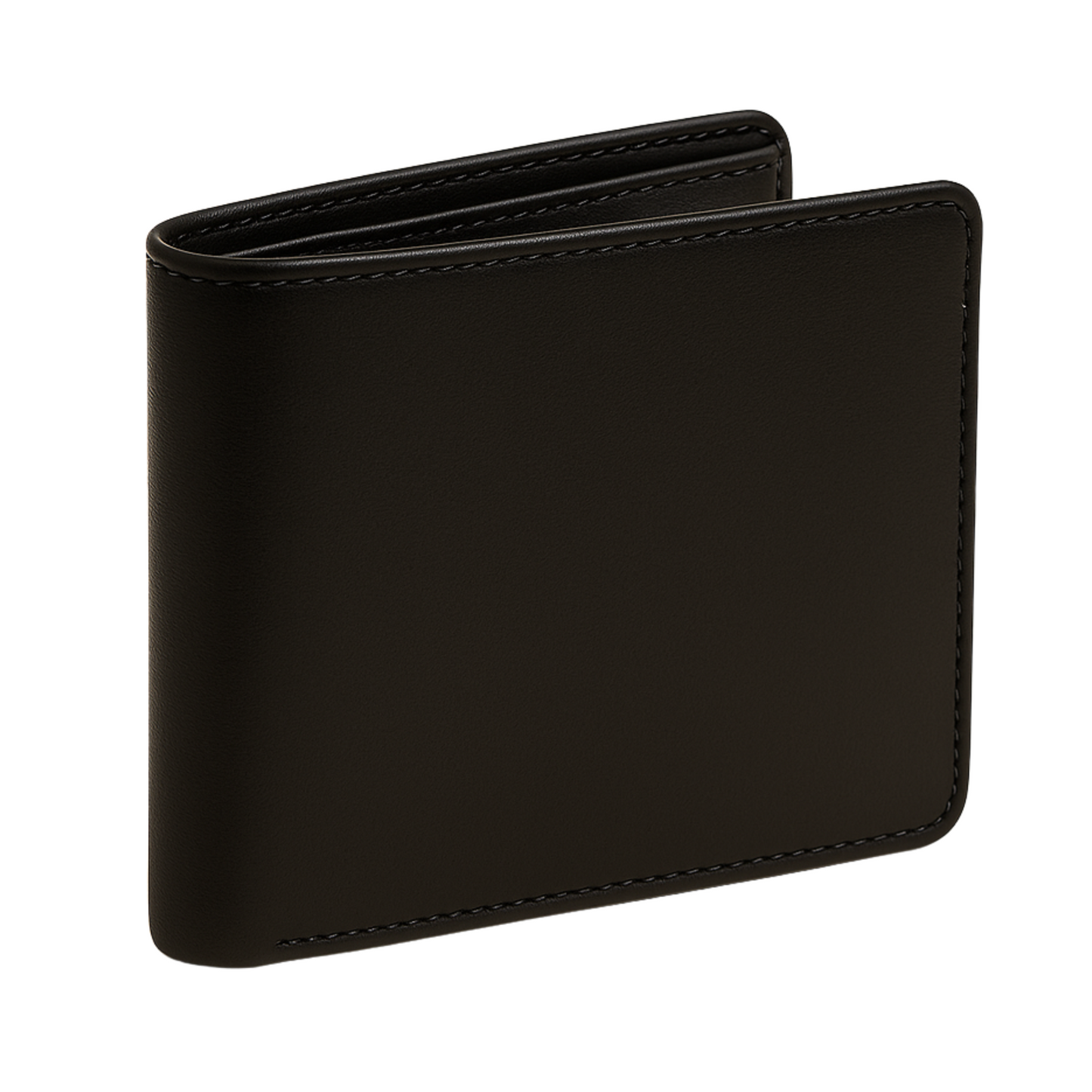 Black Genuine Leather Wallet for Men – Slim Bifold by Marten Craft